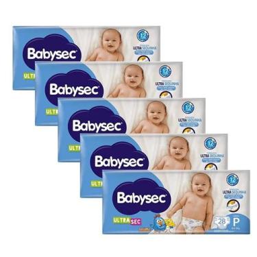 Imagem de Kit 5 Fraldas Babysec Ultrasec Jumbo Galinha Pintadinha P com 28 unida