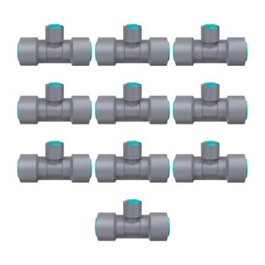 Imagem de Conector de mangueira de jardim, kit de irrigação por gotejamento acessórios para sistema de irrigação de jardim, lagoas, irrigação agrícola (10 peças)