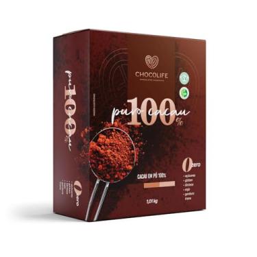Imagem de Cacau Em Pó 100% Premium - Chocolife - 1unx1,01kg