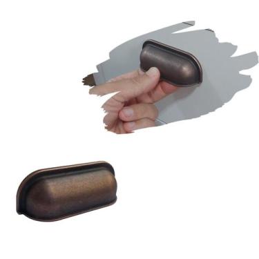 Imagem de 8 Puxador de Gaveta, Armário Móveis Modelo Concha Colonial - Compras F