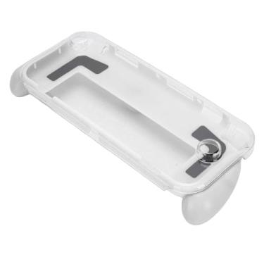 Imagem de Dpofirs Ajuste da Tampa Protetora à Prova de Choque para Troca OLED Handheld Console GRIP, Caixa de Console Portátil Anti Slip PC, Com Aberturas Finas de 1 Mm (Branco)