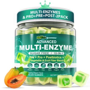 Imagem de Enzimas digestivas Gummies EnvyCure com 90 bilhões de probióticos CFU