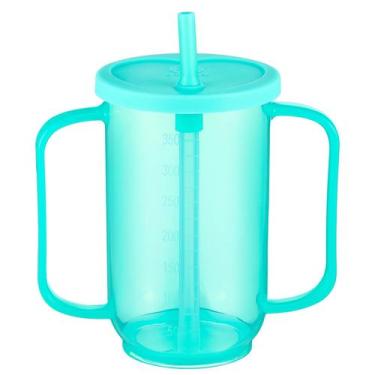 Imagem de Sippy Cups Sliner Adult 350 ml à prova de derramamento com canudo e ta