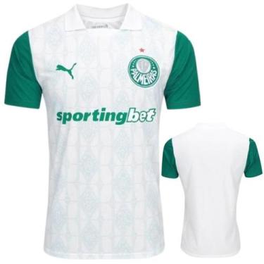 Imagem de Camisa Palmeiras Masculina 25 . 26 Original versão jogador, Branco, M