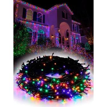 Imagem de Cordão Pisca 300 Leds 30 Metros 8 Funções Prova D'água Natal - Klizz, 