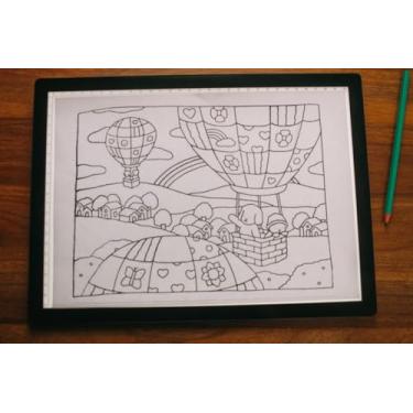 Imagem de Mesa de luz A4 Bateria interna Portátil Desenho