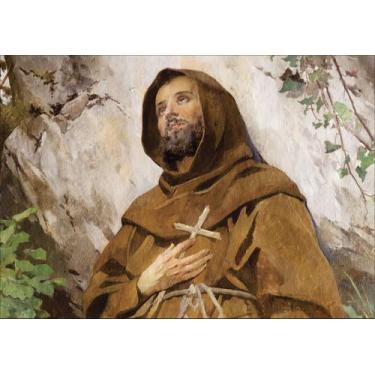 Imagem de Quadro Com Moldura Religioso São Francisco de Assis - Core Decore, G