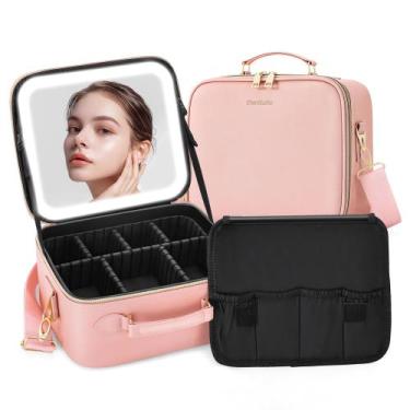 Imagem de Bolsa de maquiagem de viagem ZhenGuiru, organizador de cosméticos com 