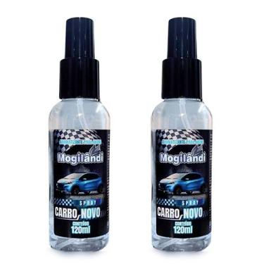 Imagem de Kit 2 Spray Automotivo Carro Novo Mogilandi  120ml - Mogilândi