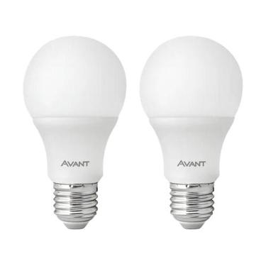 Imagem de 2 Lampada Led 15w Bulbo Bivolt E27 6500k Branco Frio Branco-frio - AVA