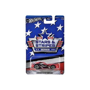 Imagem de Carrinho Hot Wheels Stars & Stripes 2013 SRT Viper Carro Coleção - MAT