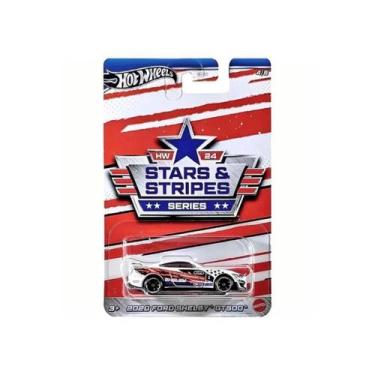 Imagem de Carrinho Hot Wheels Stars & Stripes 2020 Ford Shelby GT Coleção - MATT