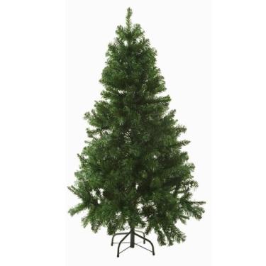 Imagem de Árvore Natal 1,5m 450 Galhos Cheio Base Metal Pinheiro Tradicional Ver