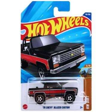 Imagem de Hot Wheels 75 Chevy Blazer Custom Preto, Série HW Dirt 510, 115/250