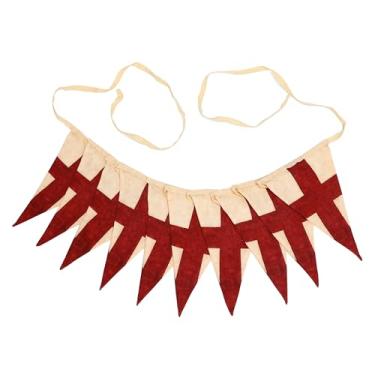 Imagem de Bandeira vintage da Inglaterra, guirlanda de algodão de 5 metros com 10 bandeiras inglesas de dupla face, decoração de festa com cruz de São Jorge para futebol do Dia de São Jorge