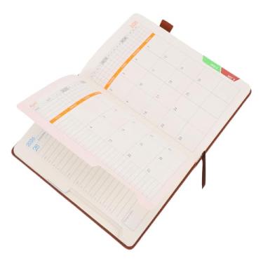 Imagem de Fafeicy Planejador Diário 2026, Livro de Compromissos por Hora Com Capa de Couro PU de 5,71 X 8,46 Polegadas Com Elástico, para Profissionais Ocupados e Agendamento de Escritório