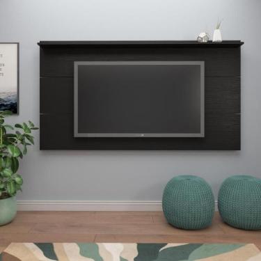 Imagem de Painel Com Suporte 60" Multimóveis Cr45165 Preto Preto - MULTIMOVEIS