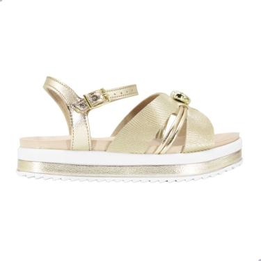 Imagem de Sandália Infantil  Molekinha Plataforma Dourada 2305.1574