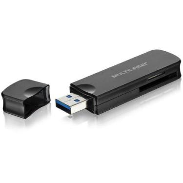 Imagem de Pen Drive USB Leitor de Cartão de Memória 3.0 Multilaser