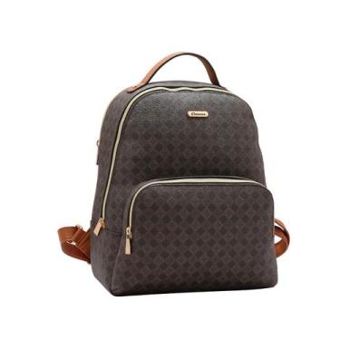 Imagem de Mochila Elemento Gráfico Casual - Café - Chenson Original