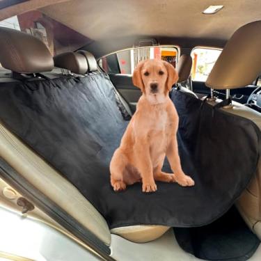Imagem de Capa Protetora Universal para Banco de Carro, Impermeável, Tecido Reforçado, 145x130cm, Antiderrapante, para Transporte de Pets, Dobrável, com 4 Alças Ajustáveis