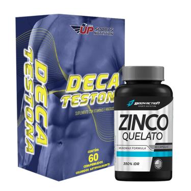 Imagem de Deca Testona Up Sports + Zinco Quelato 30mg Body Action