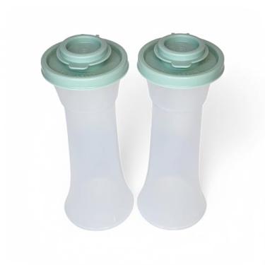 Imagem de Tupperware Saleiro e pimenteiro de ampulheta grande, verde sálvia