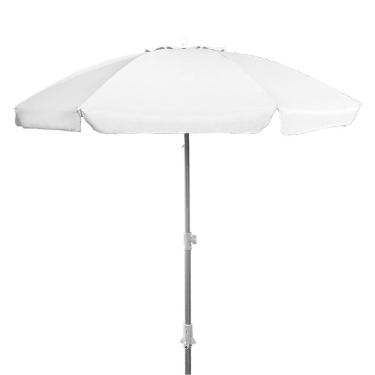 Imagem de Guarda-Sol Zaka Alumínio 2.0 metros Branco Reforçado