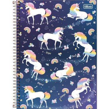 Imagem de Caderno Espiral Capa Dura Universitário 10 Matérias Blink 160 Folhas