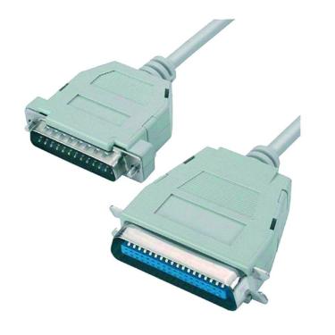 Imagem de Cabo Paralelo Para Impressora Matricial 1,8m Cinza