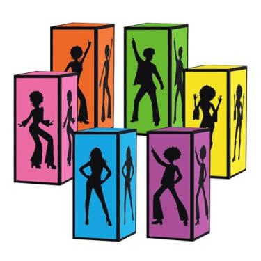 Imagem de Disco Box Em | Decoração Retro para Escritório - Caixa Decorativa para Ambientes | Presente para Amantes de Dança Festas Temáticas Escritório Casa Quarto Sala de Estar Vitrine Toucador Criado