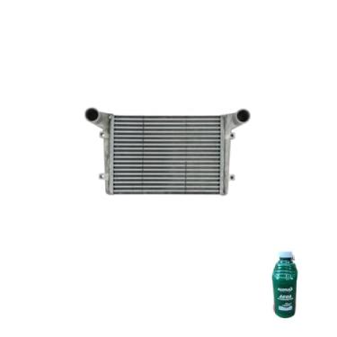 Imagem de Kit Radiador Intercooler Ford Cargo 815E/915E 05 + Aditivo DNK Rosa 1L + Água Desmineralizada