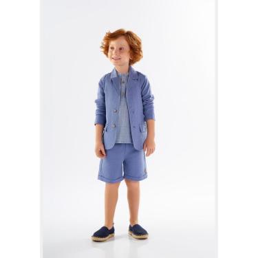 Imagem de Bermuda Infantil para Menino em Linho com Elastano Up Baby-Masculino