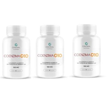 Imagem de Kit com 3 Coenzima Q10 100 60 Cápsulas - Central Nutrition