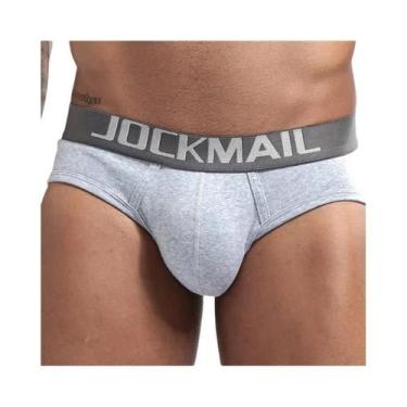 Imagem de Cuecas Sexy De Algodão Para Homens Com Grande Bolso, Roupa Íntima Resp