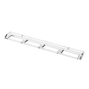 Imagem de Generic Suporte de parede transparente em acrílico para 4 discos de hóquei, ideal para colecionadores e fãs de hóquei no gelo. Perfeito para exibir e exibir