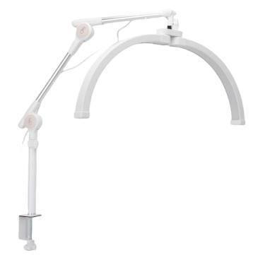 Imagem de Brrnoo Luz LED Meia Lua para Mesa de Unhas, 3 Temperaturas de Cor 10 Níveis de Brilho Lâmpada de Tecnologia de Unhas Com Braço Giratório Com Braçadeira para Cuidados Com Os Olhos (plugue americano)