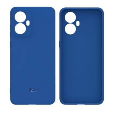 Imagem de Capa Silicone Premium para Motorola Moto G24 – Interior Aveludado, Proteção de Câmera e Toque Macio Antichoque (Azul Royal)