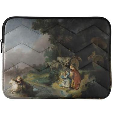 Imagem de Capa protetora para notebook Rembrandt Abduction of Europa personalizada para MacBook Pro 14 polegadas capa protetora para laptop 13-14 polegadas universal