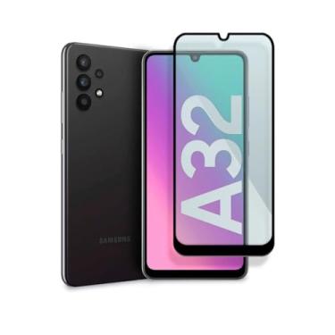 Imagem de [GL CASES] Película Para Samsung A32 4G Vidro Temperado Anti Impacto Risco 3D 9H Pelicula Samsung Galaxy A32 4G Protetor De Tela Com Cobertura Total + Kit De Limpeza