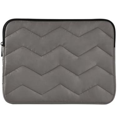 Imagem de Capa protetora para laptop cinza ferro capa para notebook gradiente universal de 13 polegadas