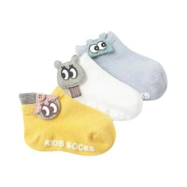 Imagem de Meias De Algodão Para Bebês Recém-nascidos, Antiderrapantes, Primavera