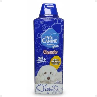 Imagem de Shampoo 2 Em 1 Pró Canine Clareador 700ml Cães e Gatos