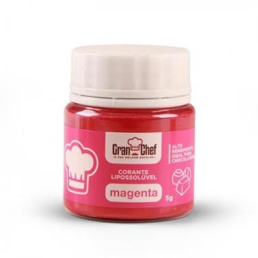 Imagem de Corante lipossolúvel em pó 5g gran chef, Magenta