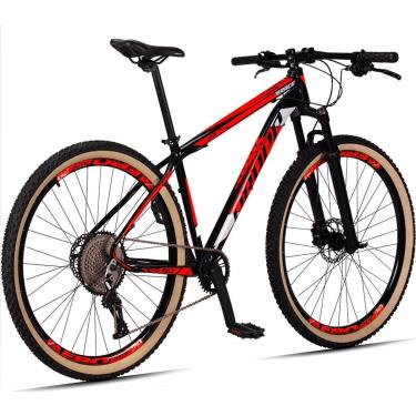 Imagem de Bicicleta 29 Dropp Race 12V  Freio Hidráulico Suspensão com Trava no Guidão-Unissex