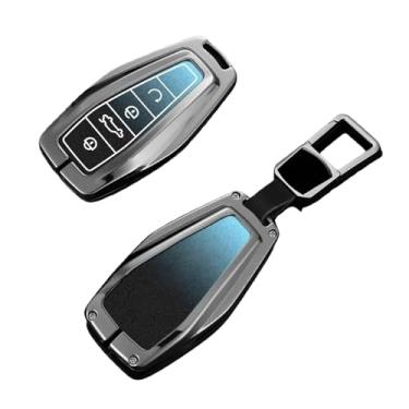 Imagem de Capa de couro para chave de carro, bolsa de liga de couro compatível com geextremamente emgrand x7 ex7 coolray atlas boyue gt gc9 nl3 tugella acessórios de estilo(Style12)
