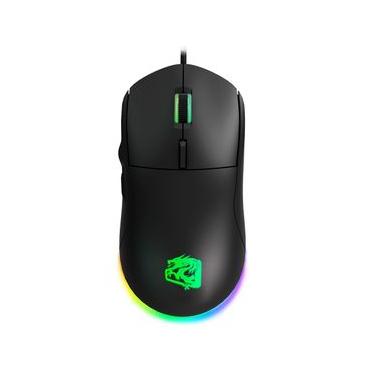 Imagem de Mouse Gamer Ceres Hyperlight, 7200 DPI, 6 Botões, Sensor Óptico, RGB, Ultraleve, USB, Preto, MGCS, ELG