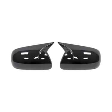 Imagem de Capa Para Espelho Lateral Do Carro, Fibra De Carbono/preta, Tampas Para Espelho Lateral, Compatíveis Com Toyota/Corolla/Vios/Yaris Sedan P90 2007-2013(Gloss Black)