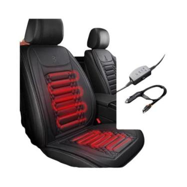 Imagem de Capa De Assento De Carro Aquecida 12V Protetor Universal Para Assento 
