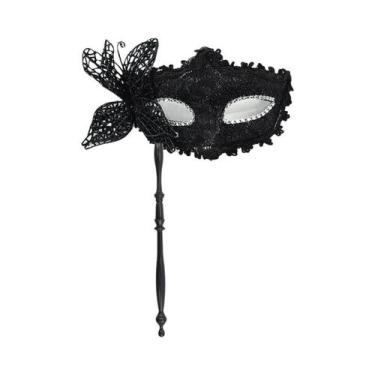 Imagem de Máscara De Halloween Para Mulheres Com Bastão De Apoio, Acessórios De 